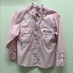 Pro Fish Kids Pink Swim Coverup Shirt